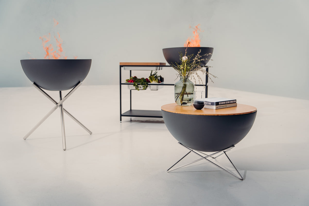 Fire Kitchen BBQ with Höfats Bowl 70 Outdoor Kitchen