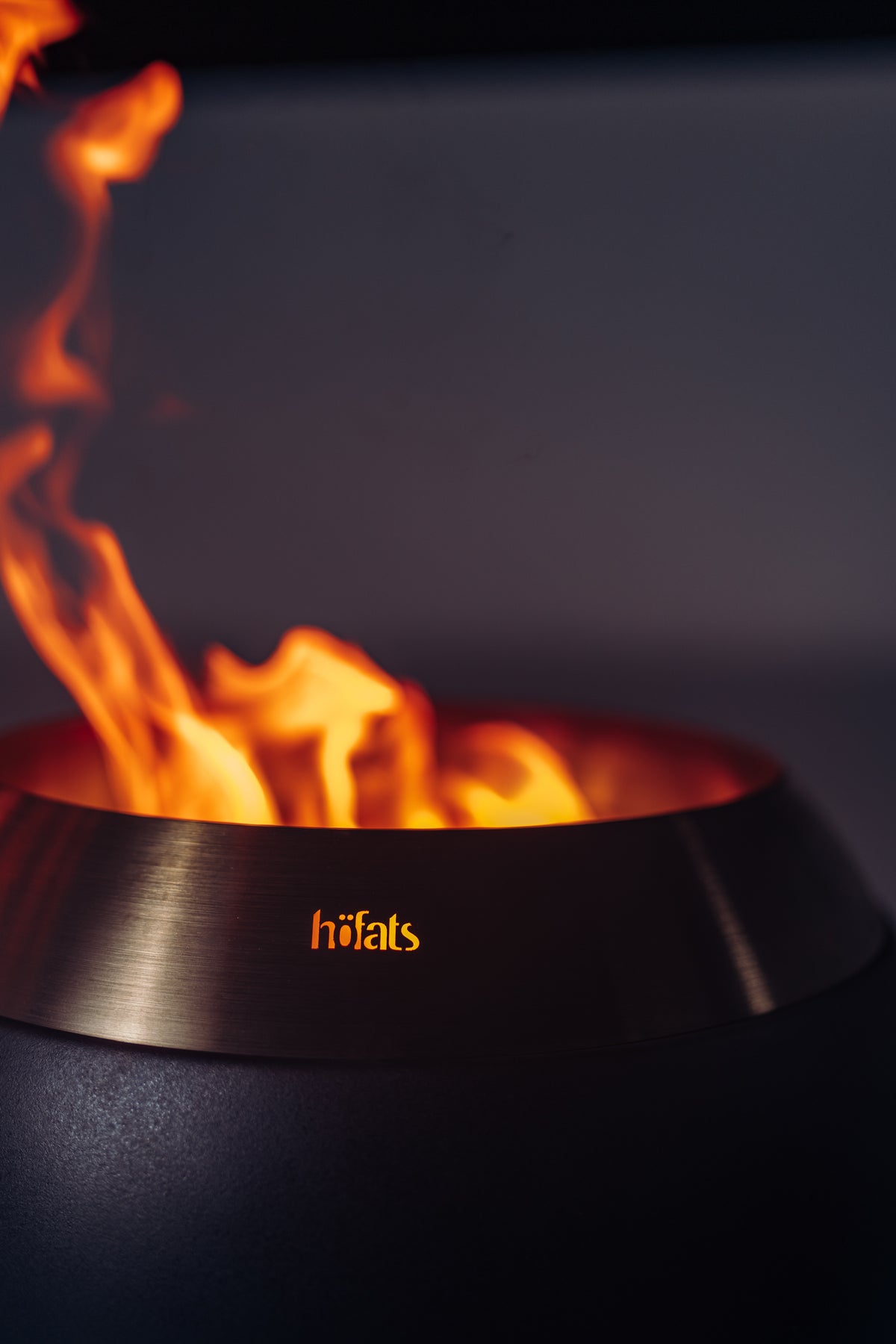 MOON 45 Low Silver Fire Pit Höfats