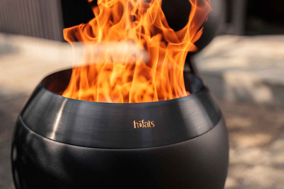 MOON 45 Fire Pit Tall All Black Höfats