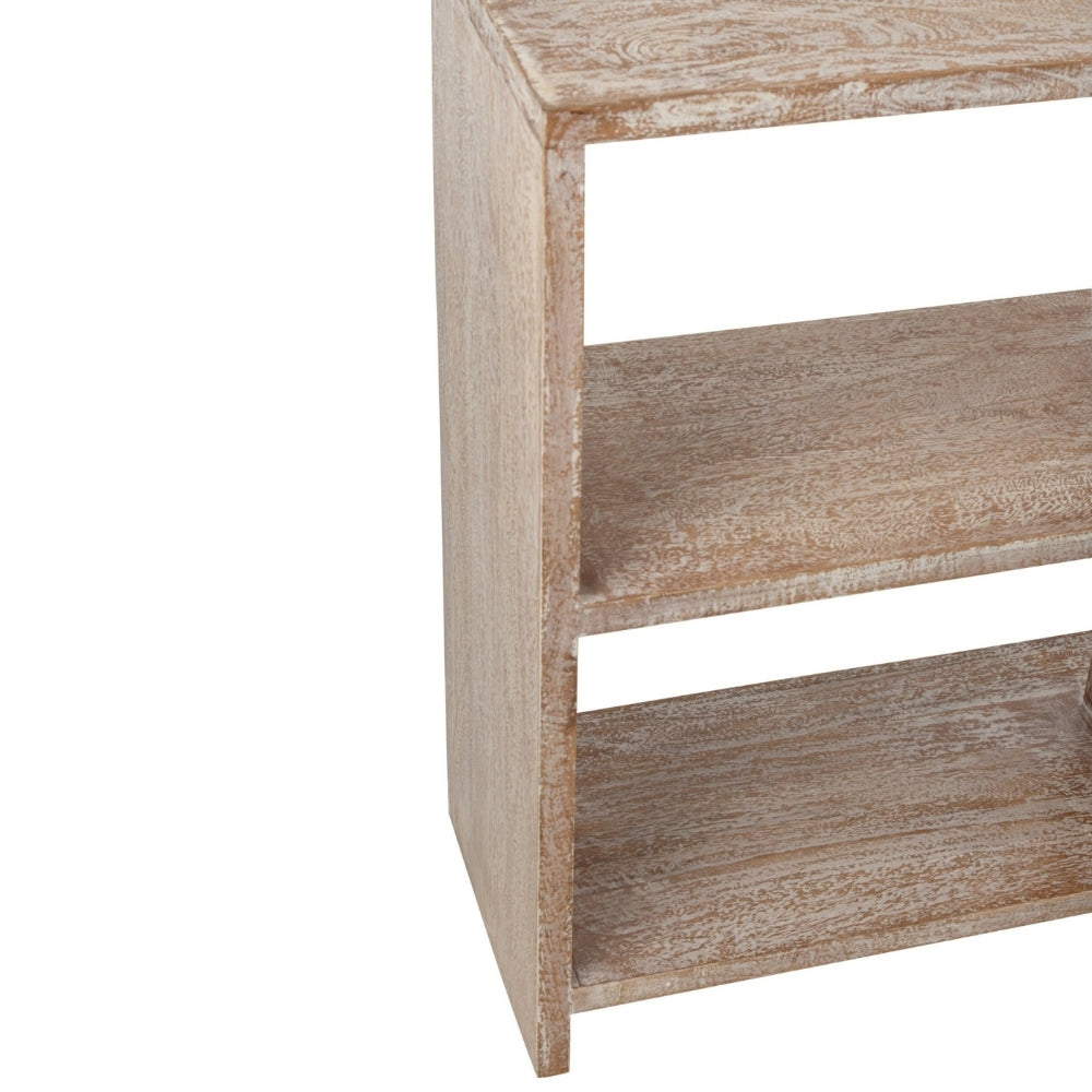 Mango Wood Bookcase Off-White J-Line