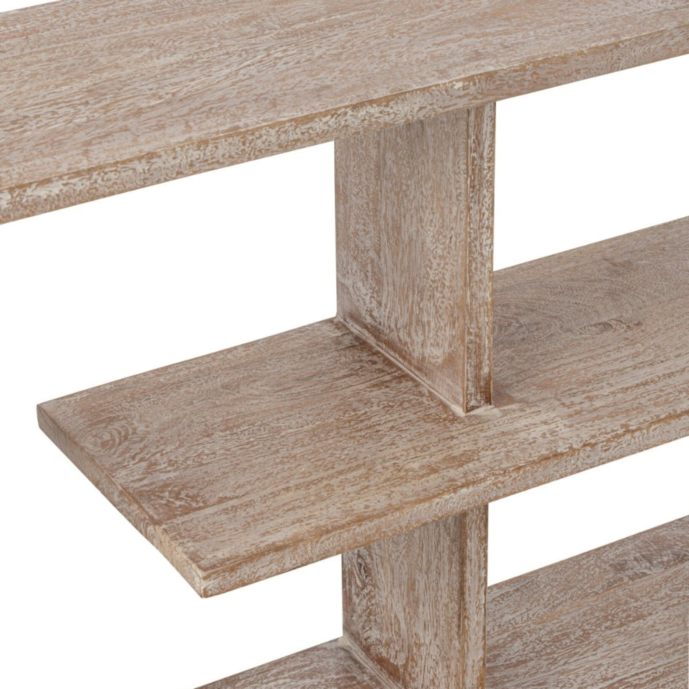 Mango Wood Bookcase Off-White J-Line