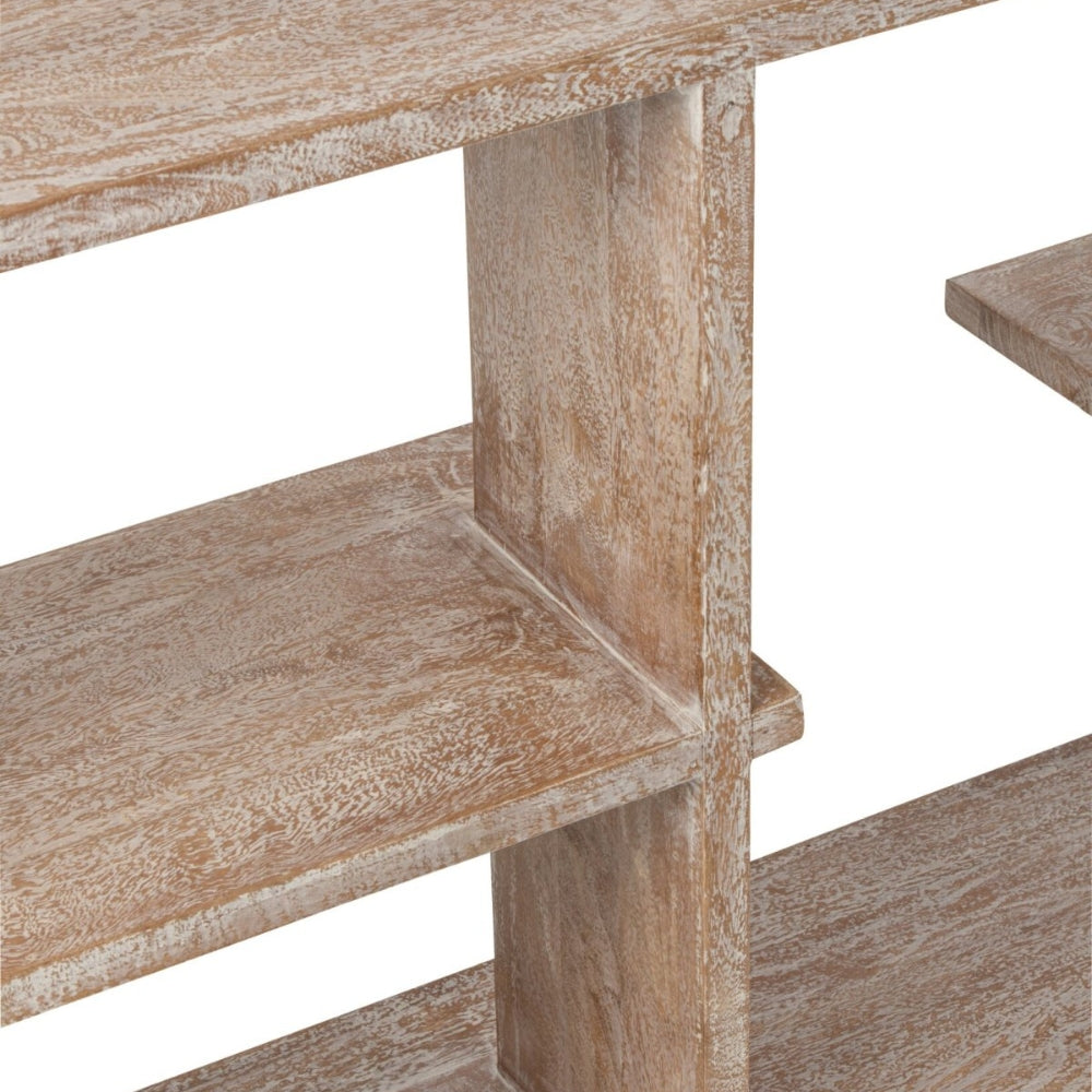 Mango Wood Bookcase Off-White J-Line