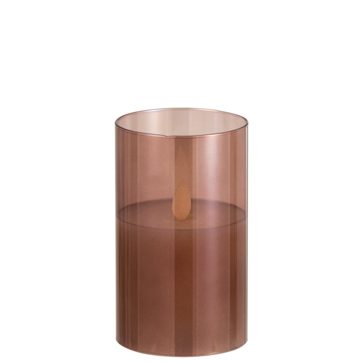 LED Lamp Blown Glass Brown Small J-Line