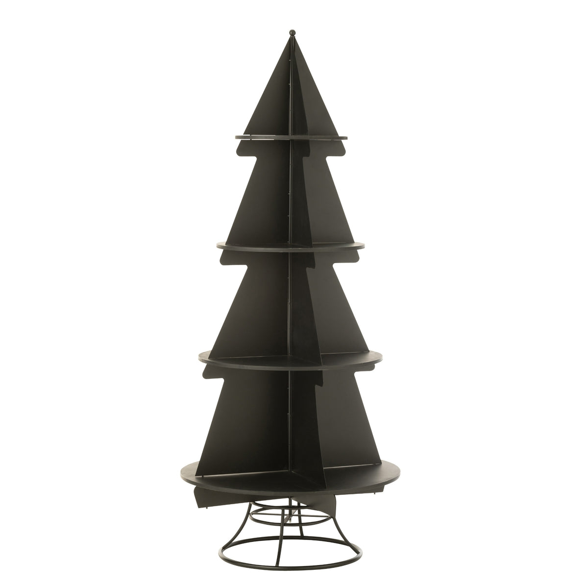 Christmas Tree Display Metal Black Large J-Line
