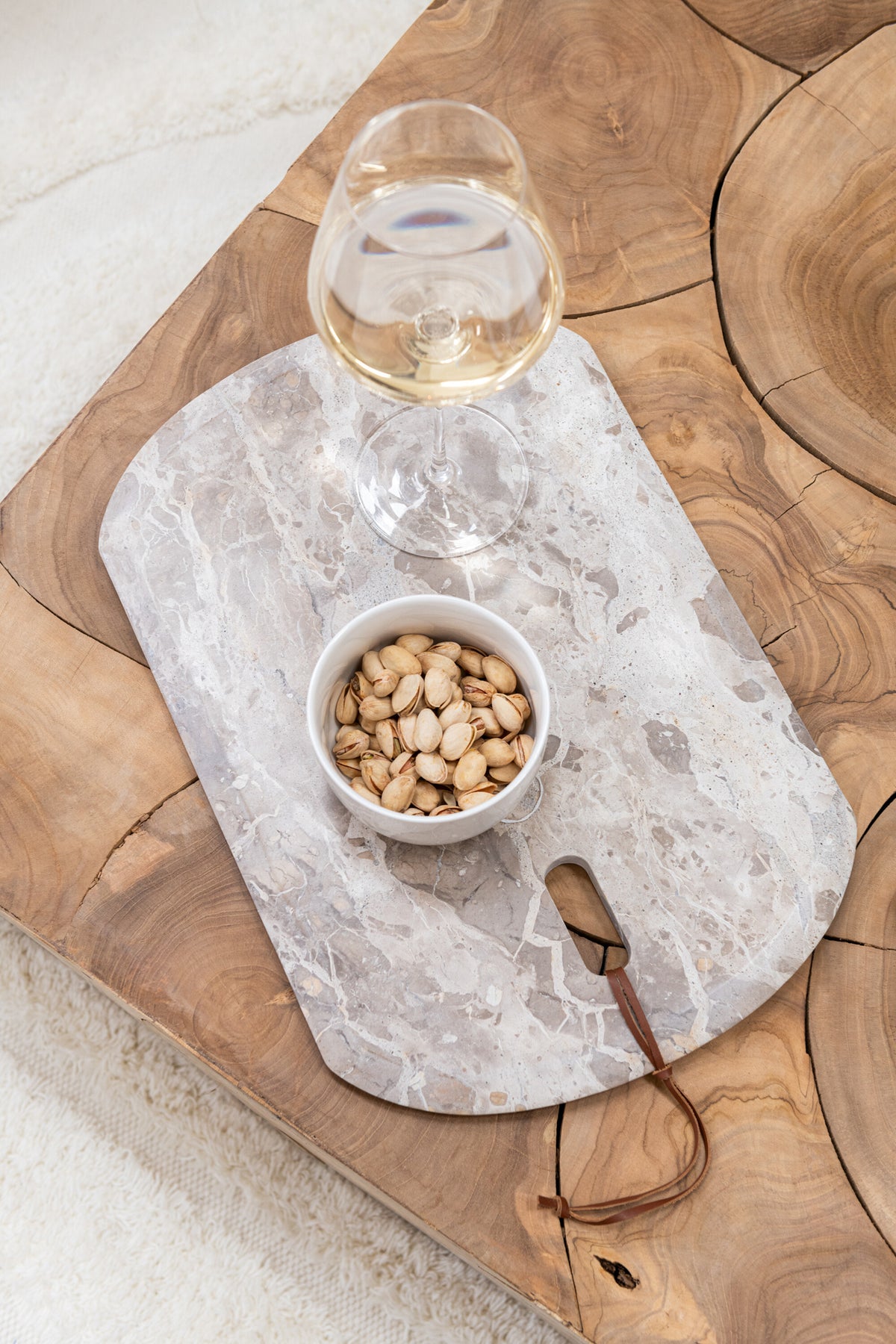 Rectangular Marble Beige Small Board