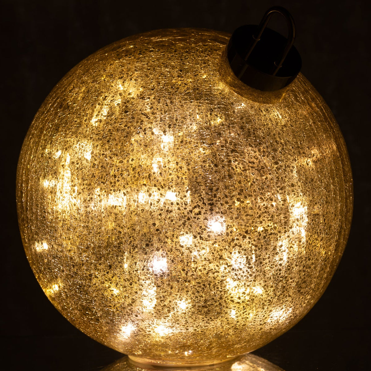 Christmas Bauble LED Glass Gold-Colored Large J-Line