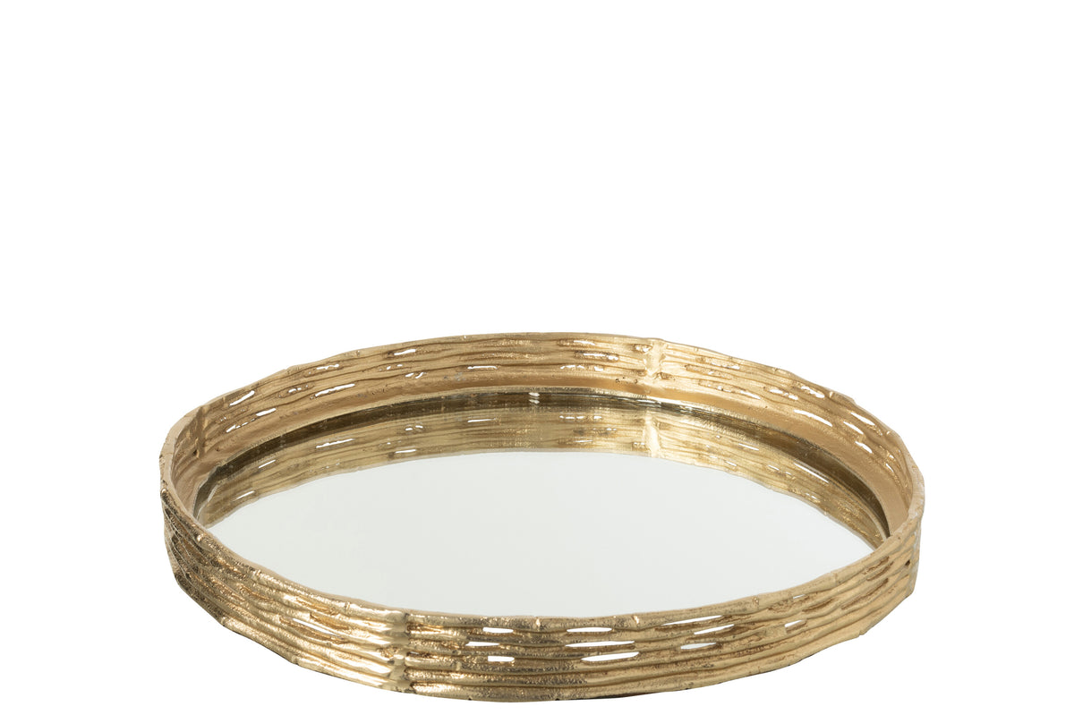 Gold-Colored Aluminum Tray J-Line