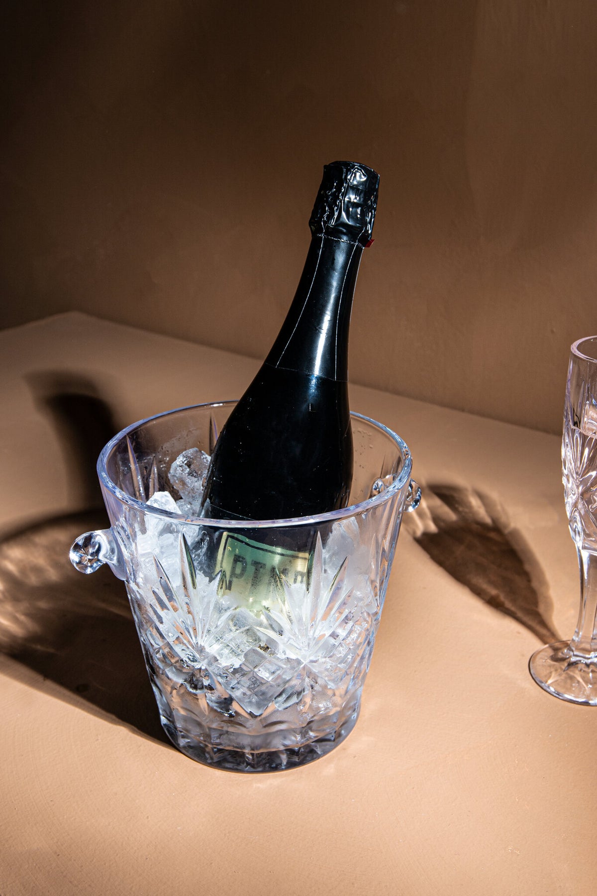 Crystal round ice bucket PTMD