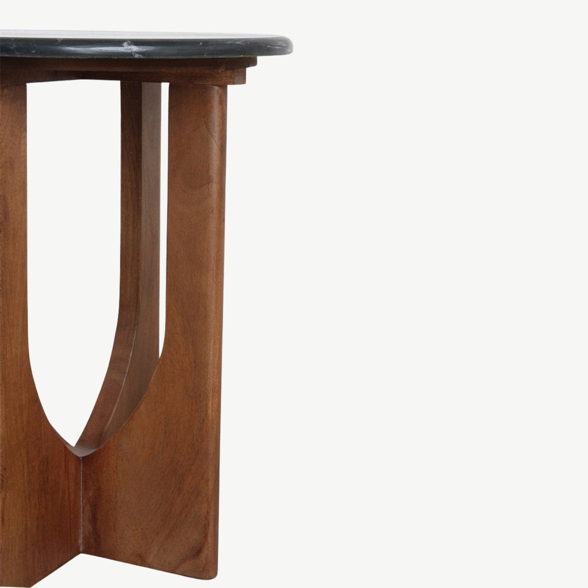 Side table Brunei Black Marble Raw Materials