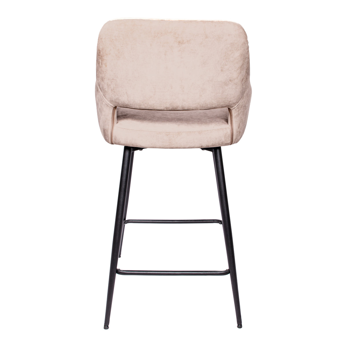 Bar stool Fal Low Velvet Khaki Set of 2 PTMD