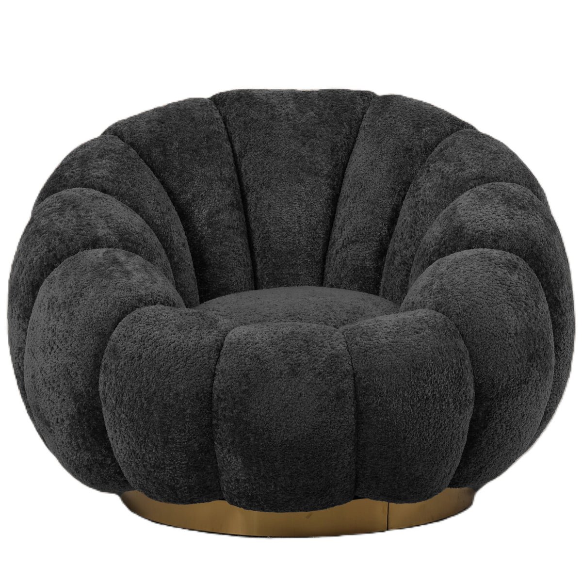 Swivel Armchair Daisy Anthracite Euphoria PTMD