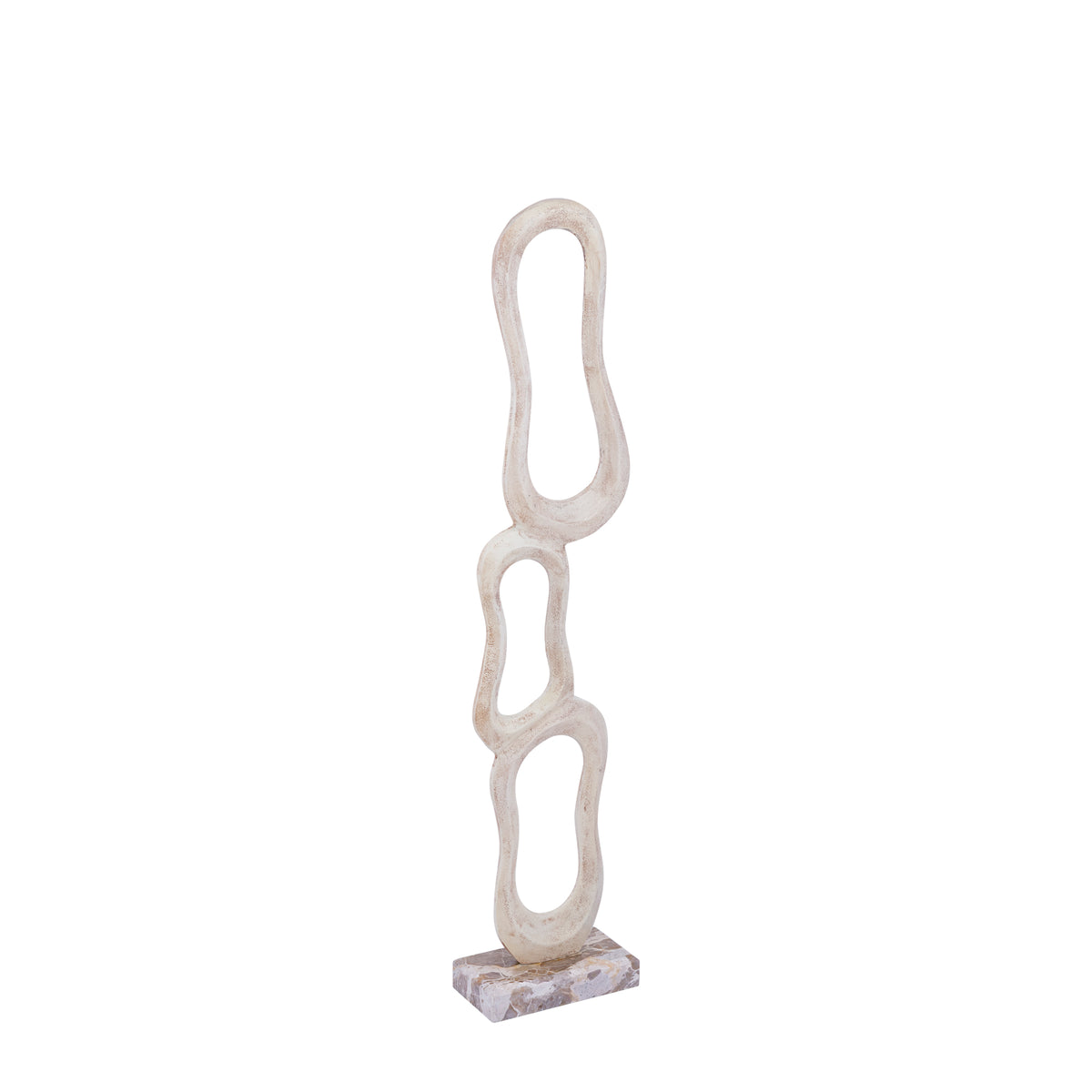 Camare Abstract Design Cast Aluminum Beige Medium PTMD