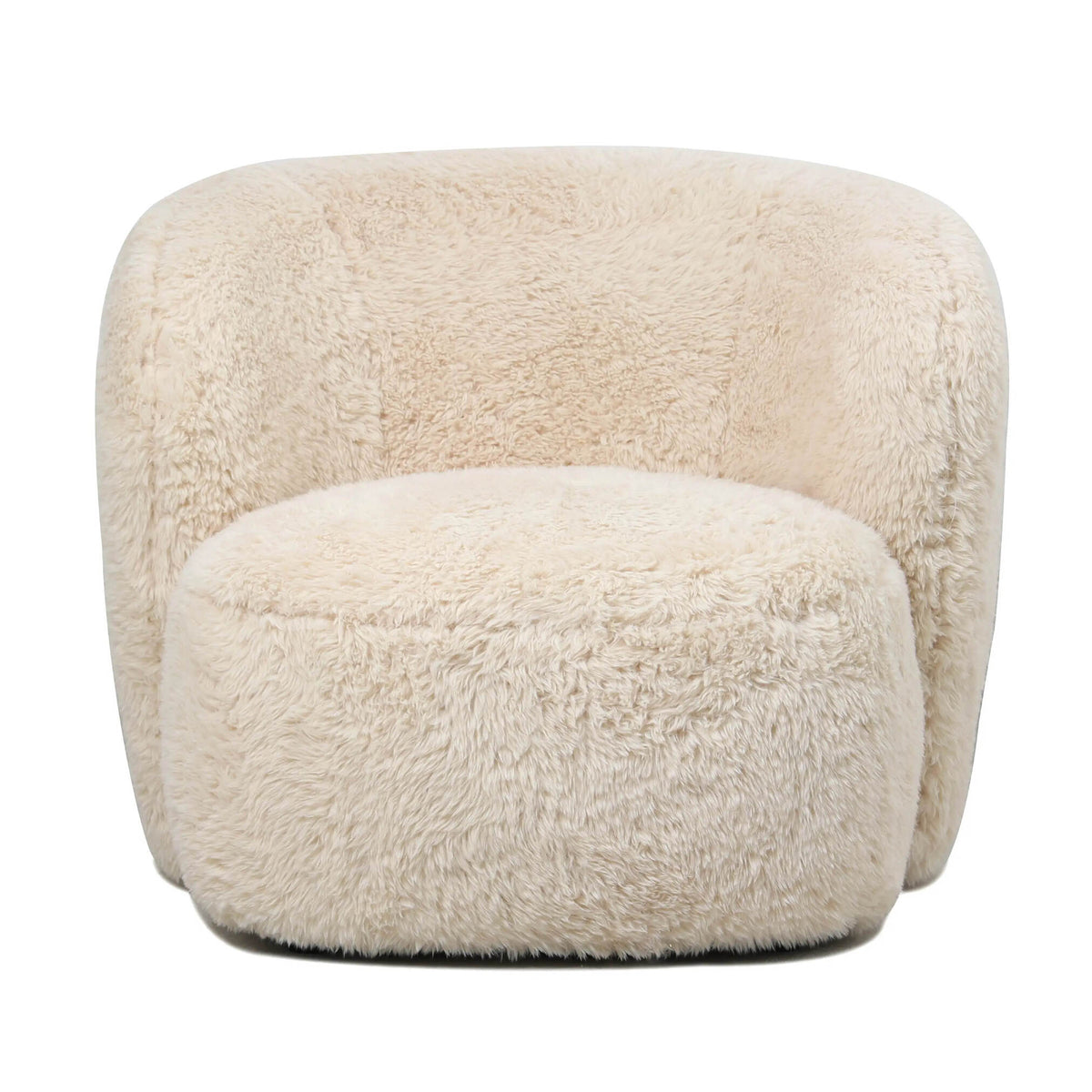 Armchair Aphrodite Small Beige Faux Suede PTMD
