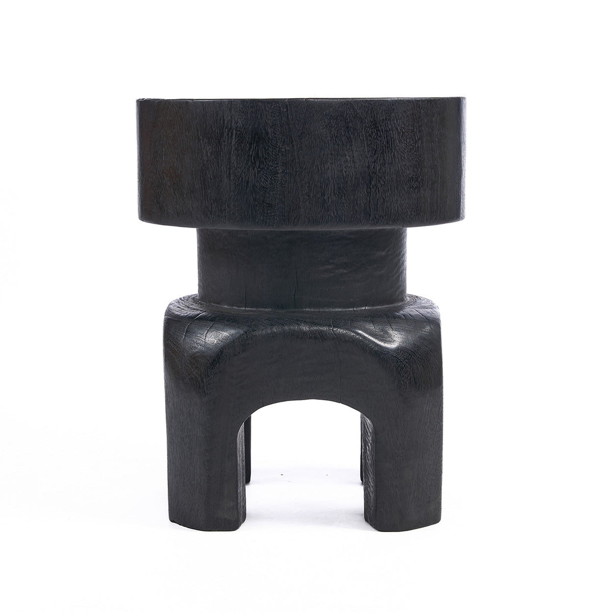 The Squat Spot Stool Black Bazar Bizar