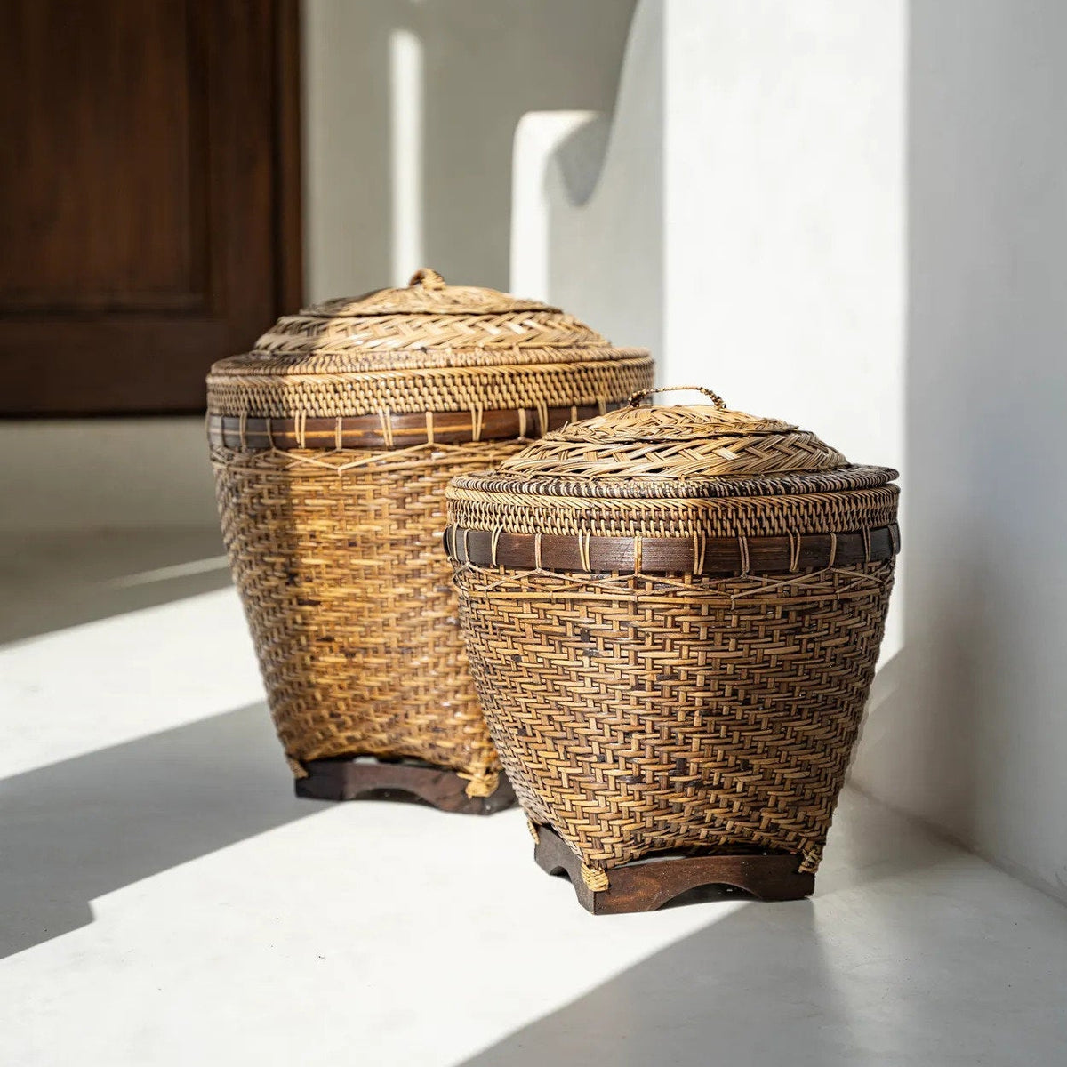 The Colonial Storage Basket Large Bazar Bizar
