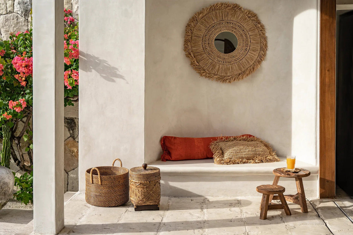 The Bathroom Basket - Natural Brown Bazar Bizar