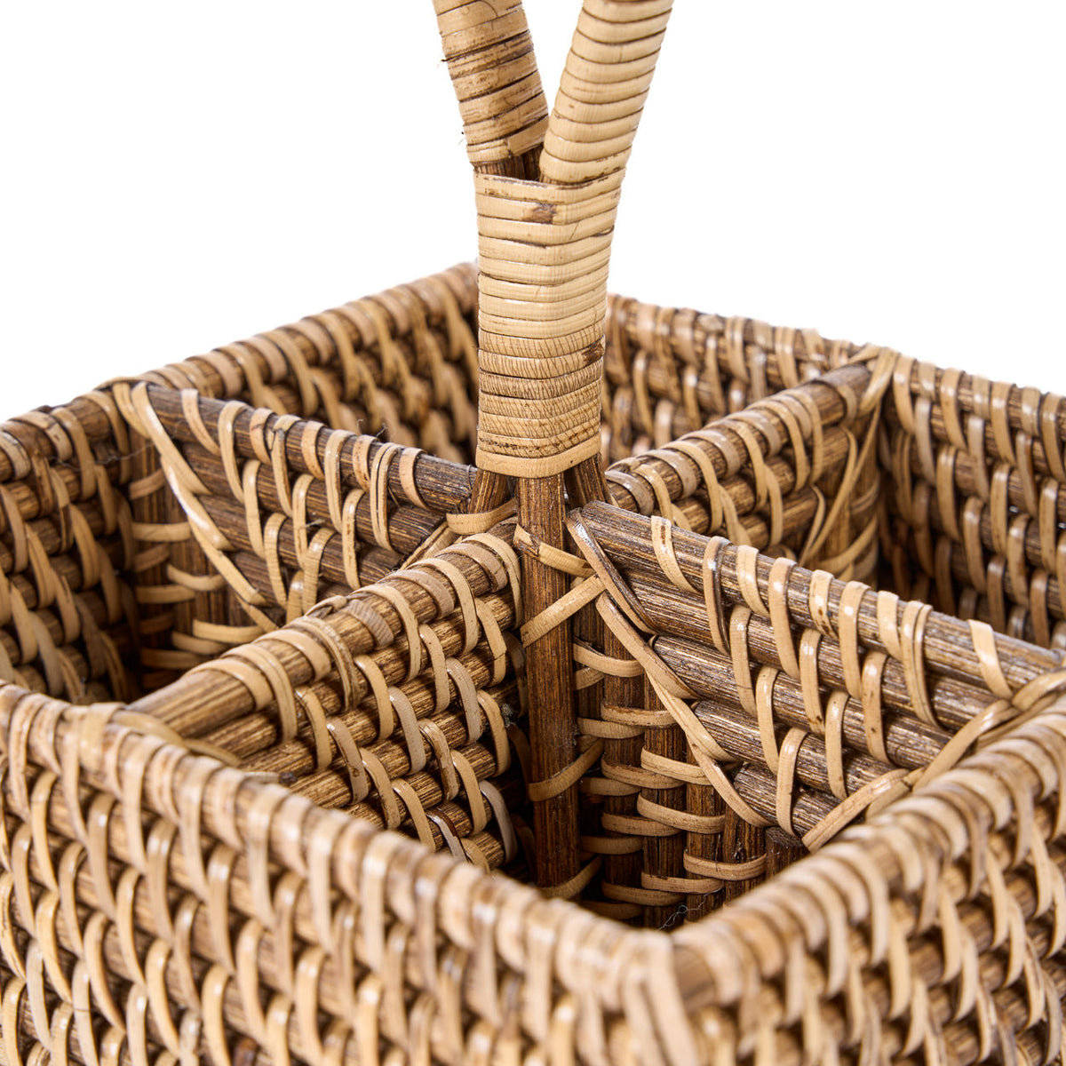 The Rattan Cutlery Holder N°4 Natural Brown Bazar Bizar