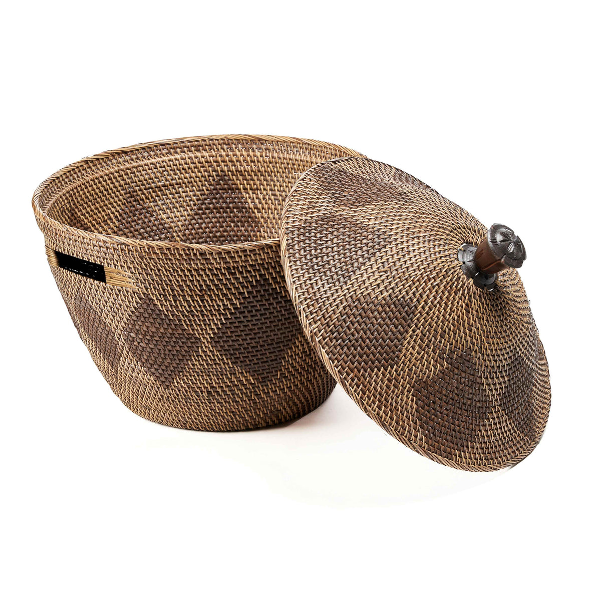 De Opberg Crown Basket Natural Brown Bazar Bizar