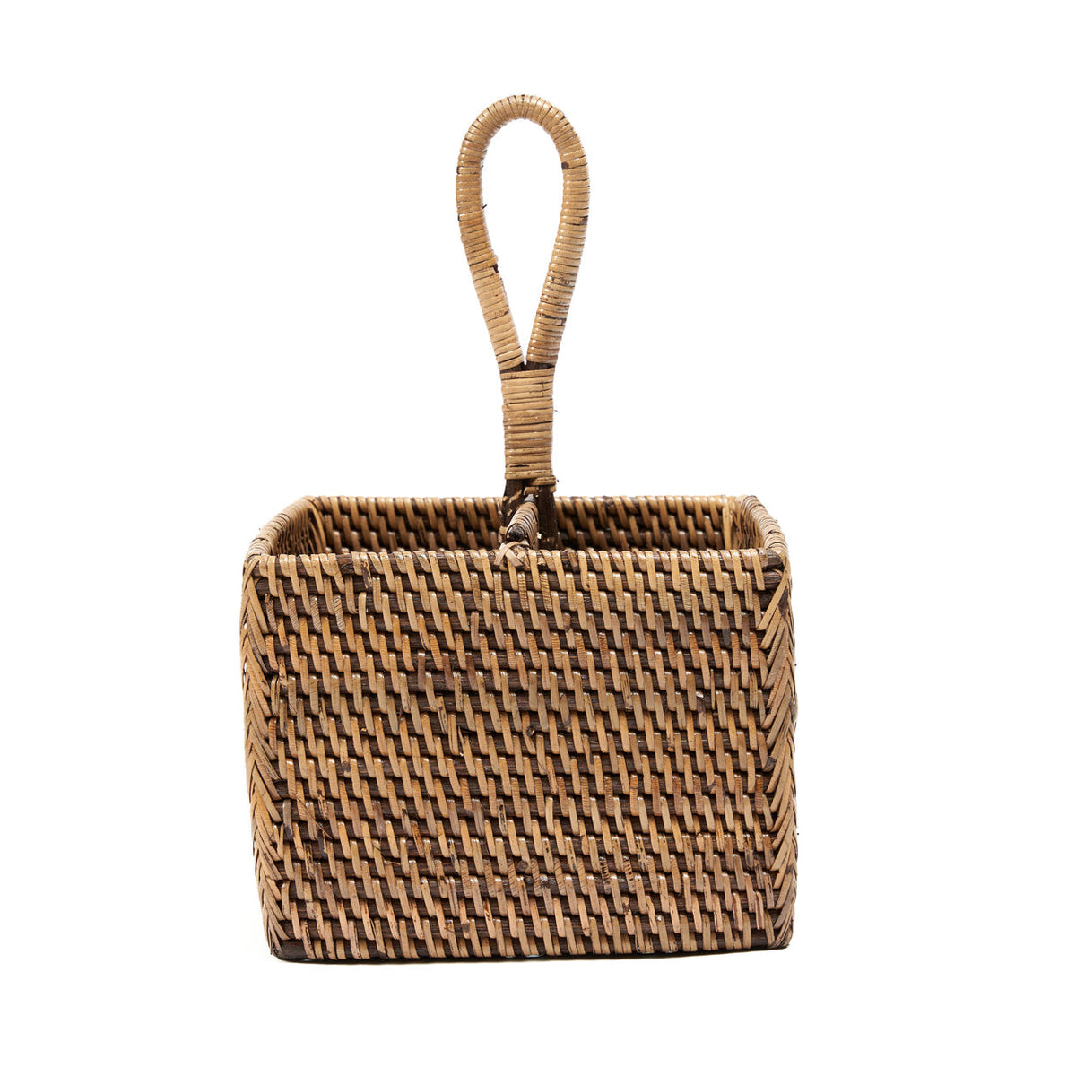 The Rattan Cutlery Holder N°2 Natural Brown