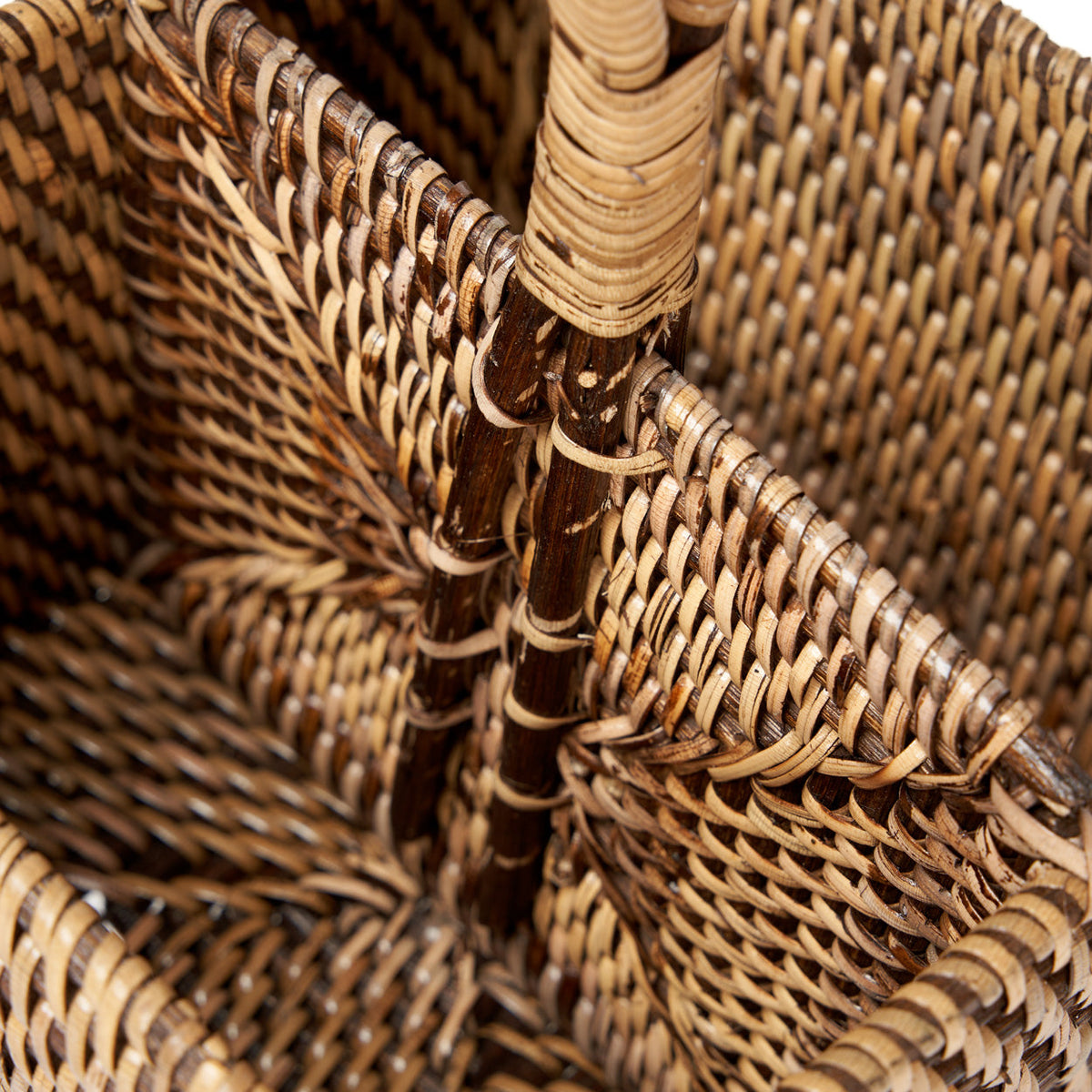 The Rattan Cutlery Holder N°2 Natural Brown