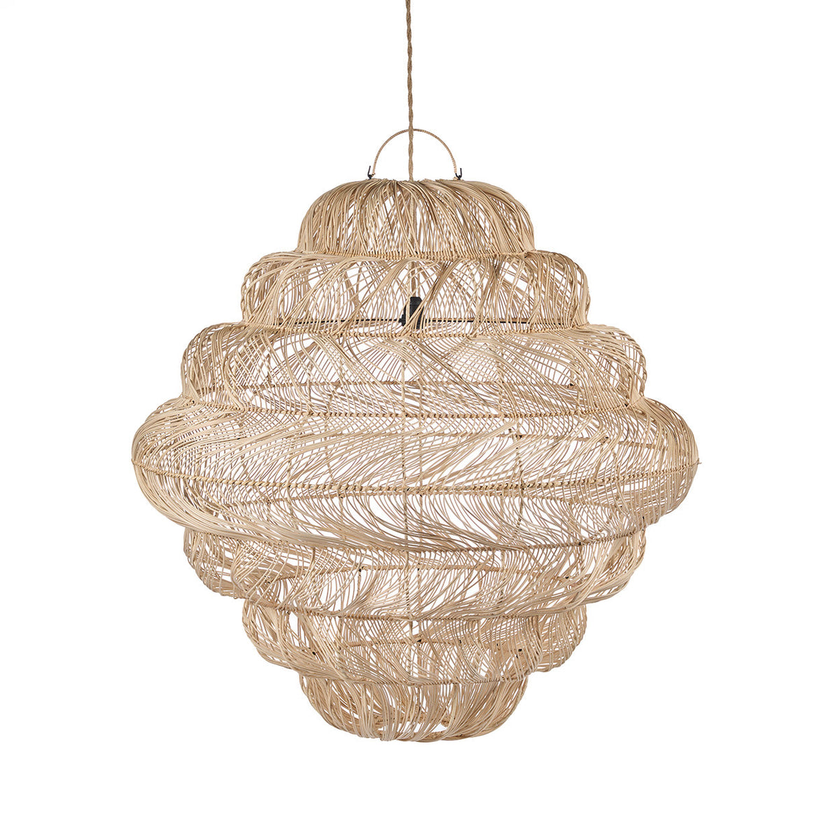 The Aurora Puff Pendant Light - Natural - XL Bazar Bizar
