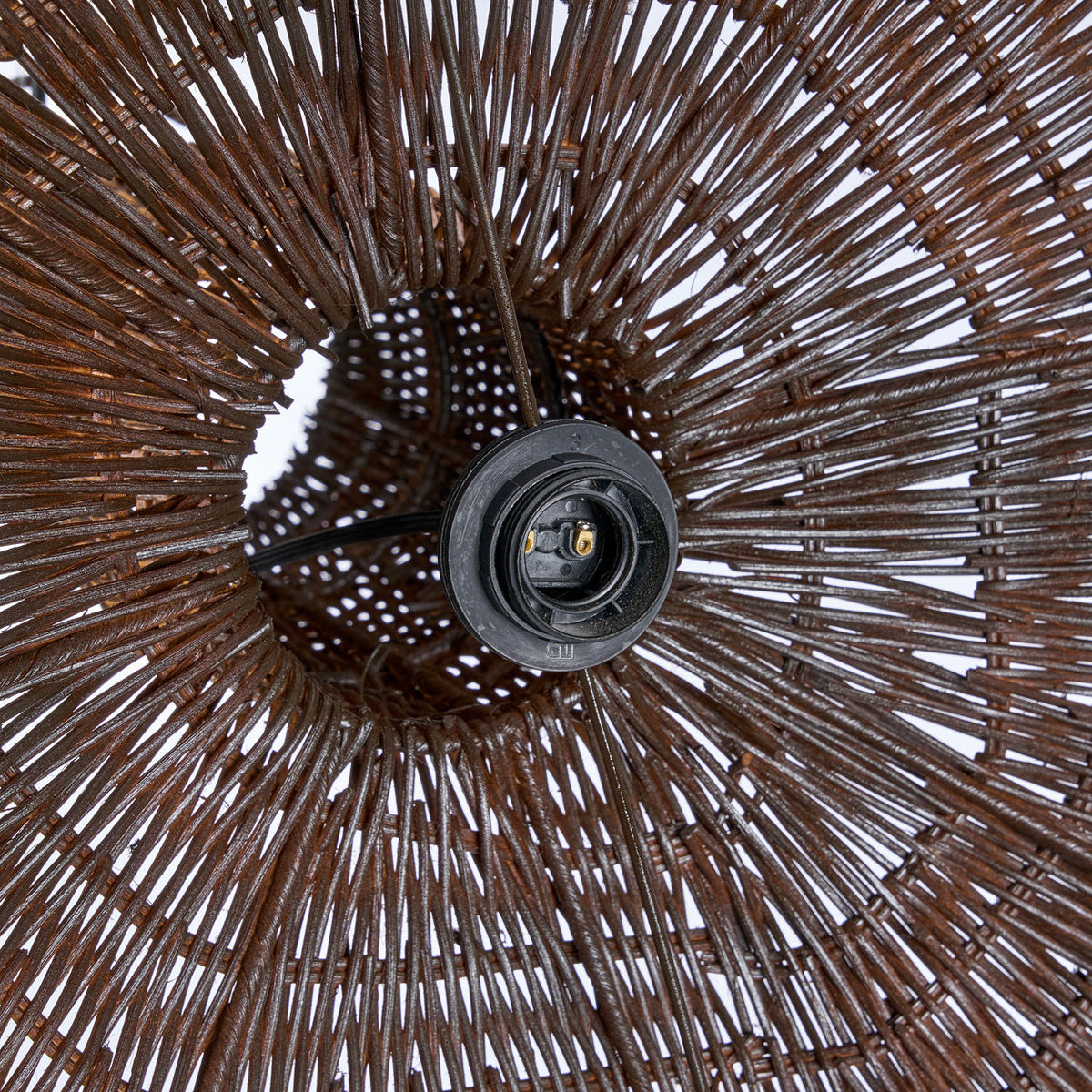 The Dome Pendant Light Dark Walnut XL Bazar Bizar
