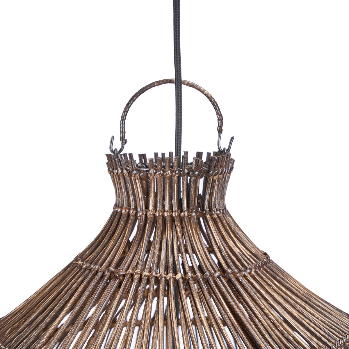 The Desert Gourd Pendant Light Dark Walnut Medium Bazar Bizarre