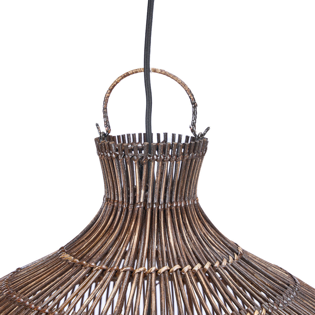 The Desert Gourd Pendant Light Dark Walnut Small Bazar Bizarre