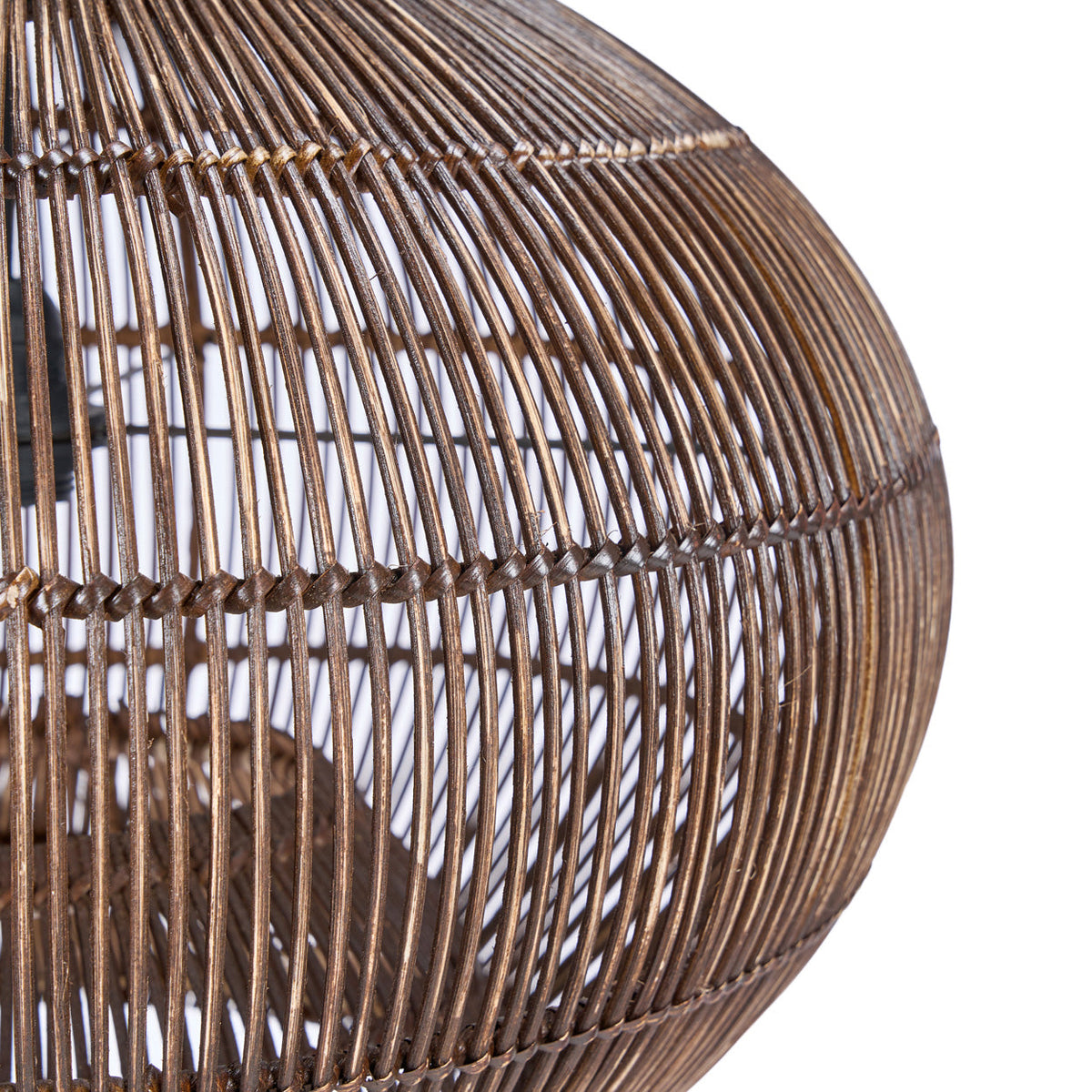 The Desert Gourd Pendant Light Dark Walnut Small Bazar Bizarre