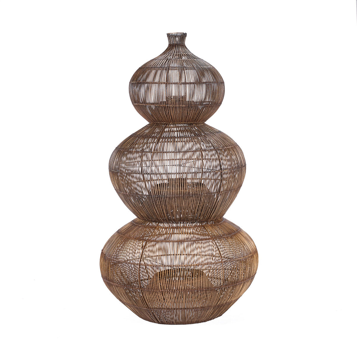 The Desert Gourd Pendant Light Dark Walnut Small Bazar Bizarre