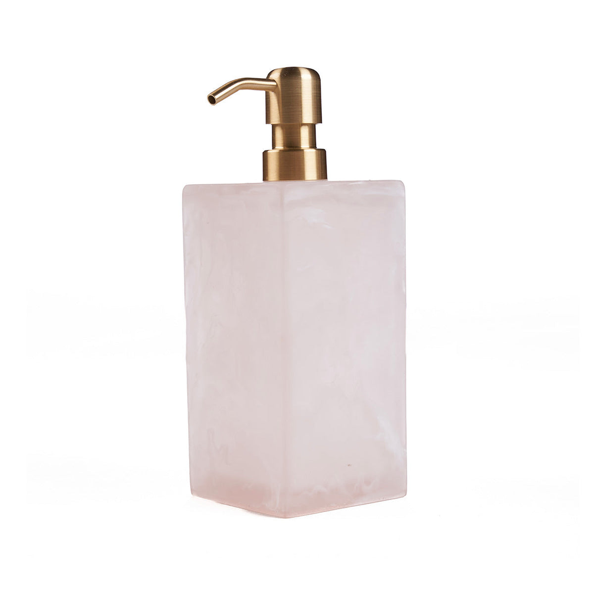 The Resin Soap Dispenser- Pink White Bazar Bizarre