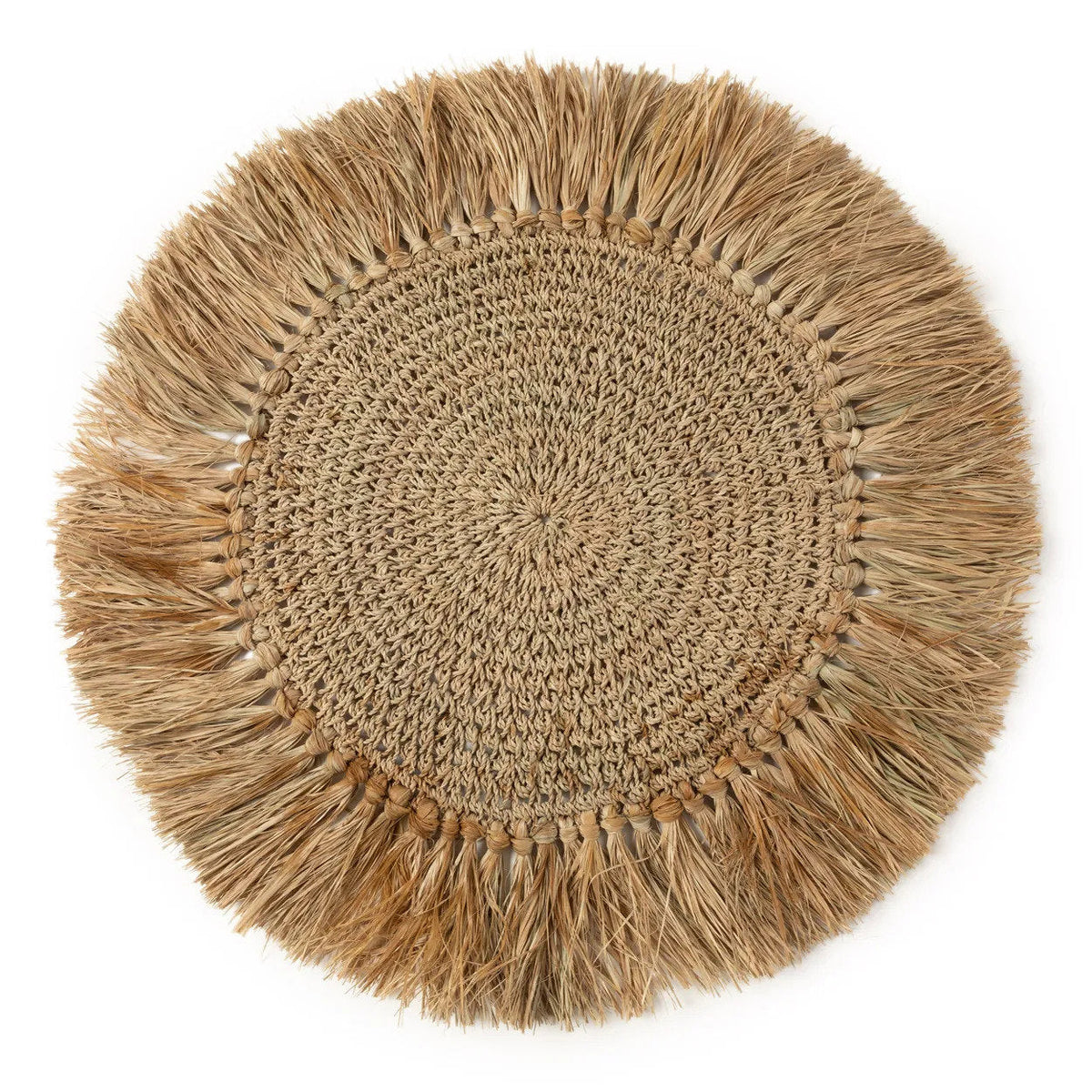 The Crochet Raffia Placemat - Natuurlijk Bazar Bizar