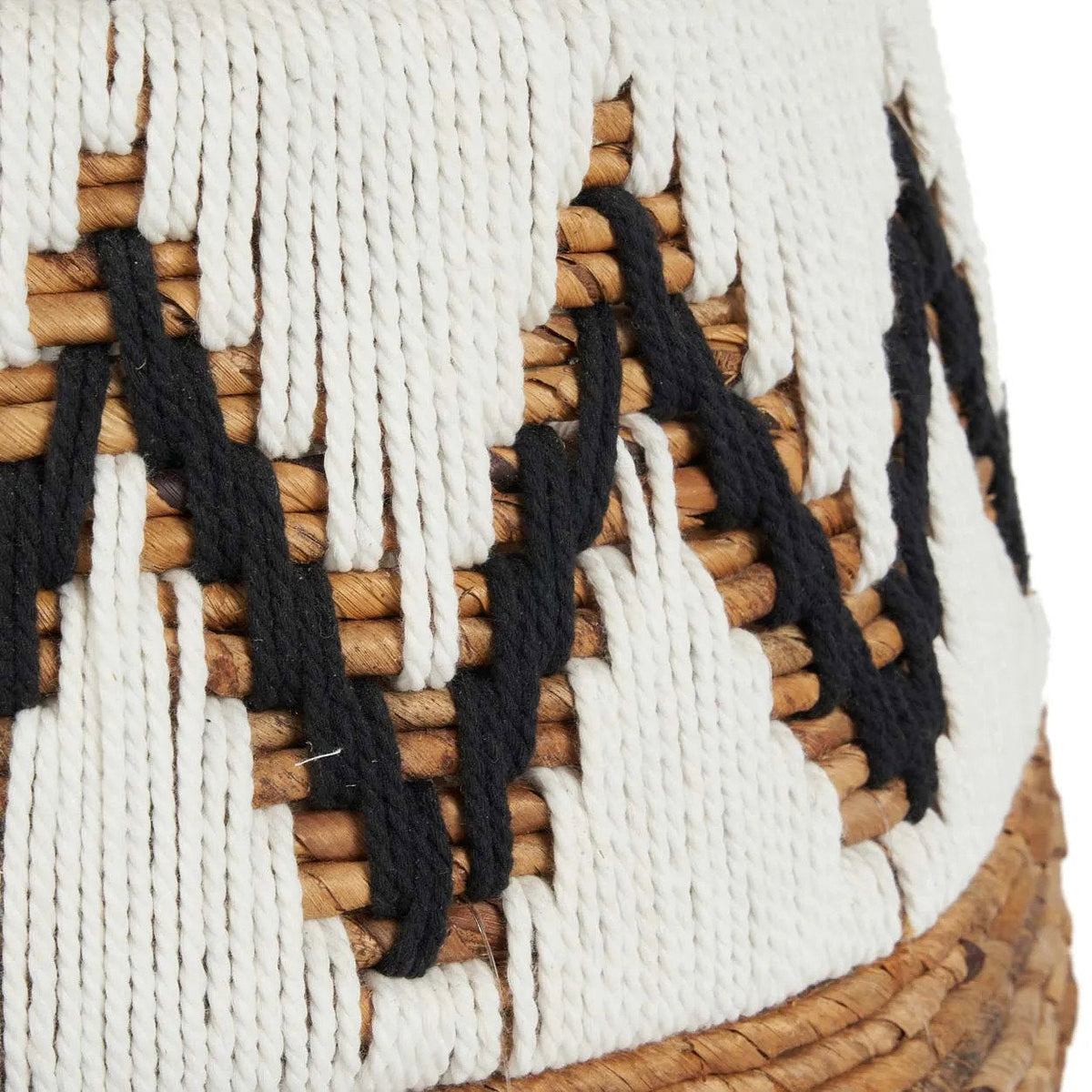 The Little Bay Beach Basket Natural White Medium Bazar Bizarre