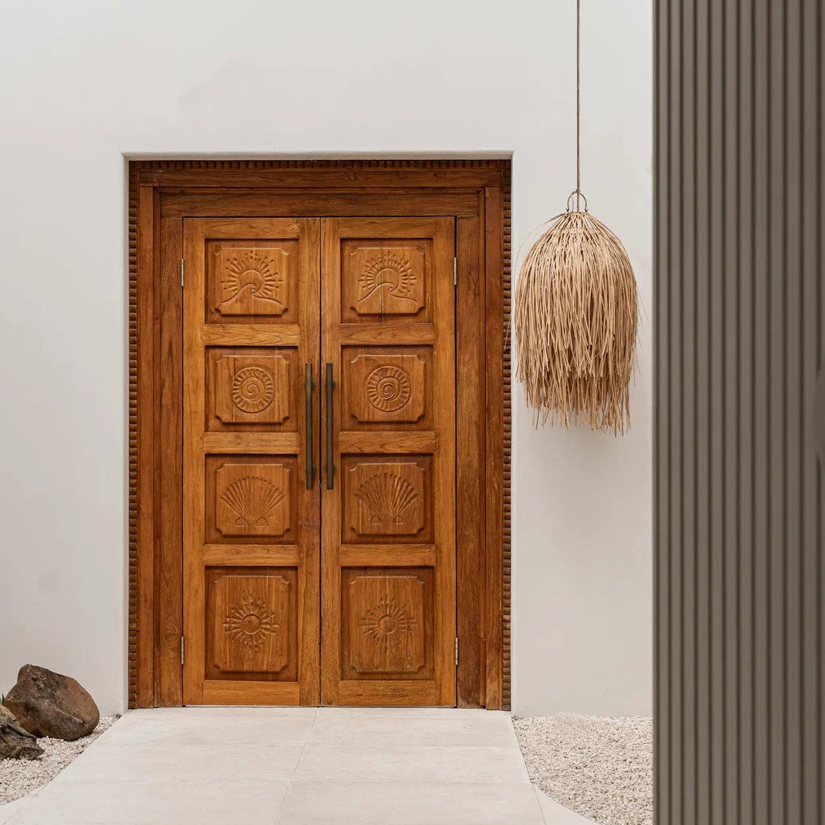 The Shaggy Pendant Lamp Natural M Bazar Bizar