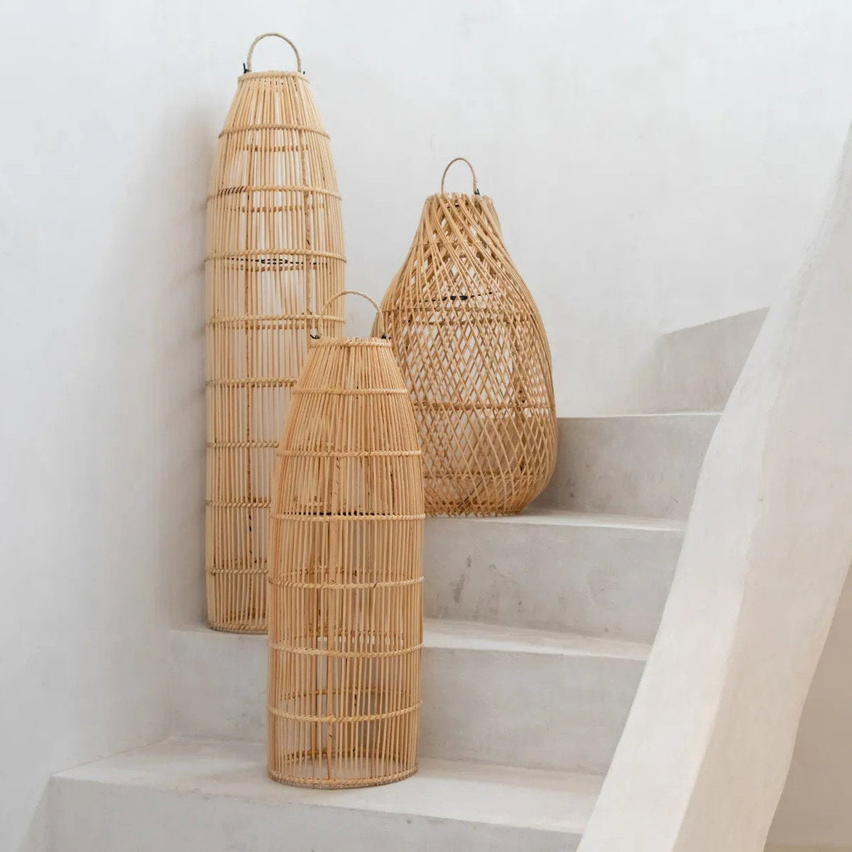 The Fish Trap Pendant Light Natural Large Bazar Bizarre