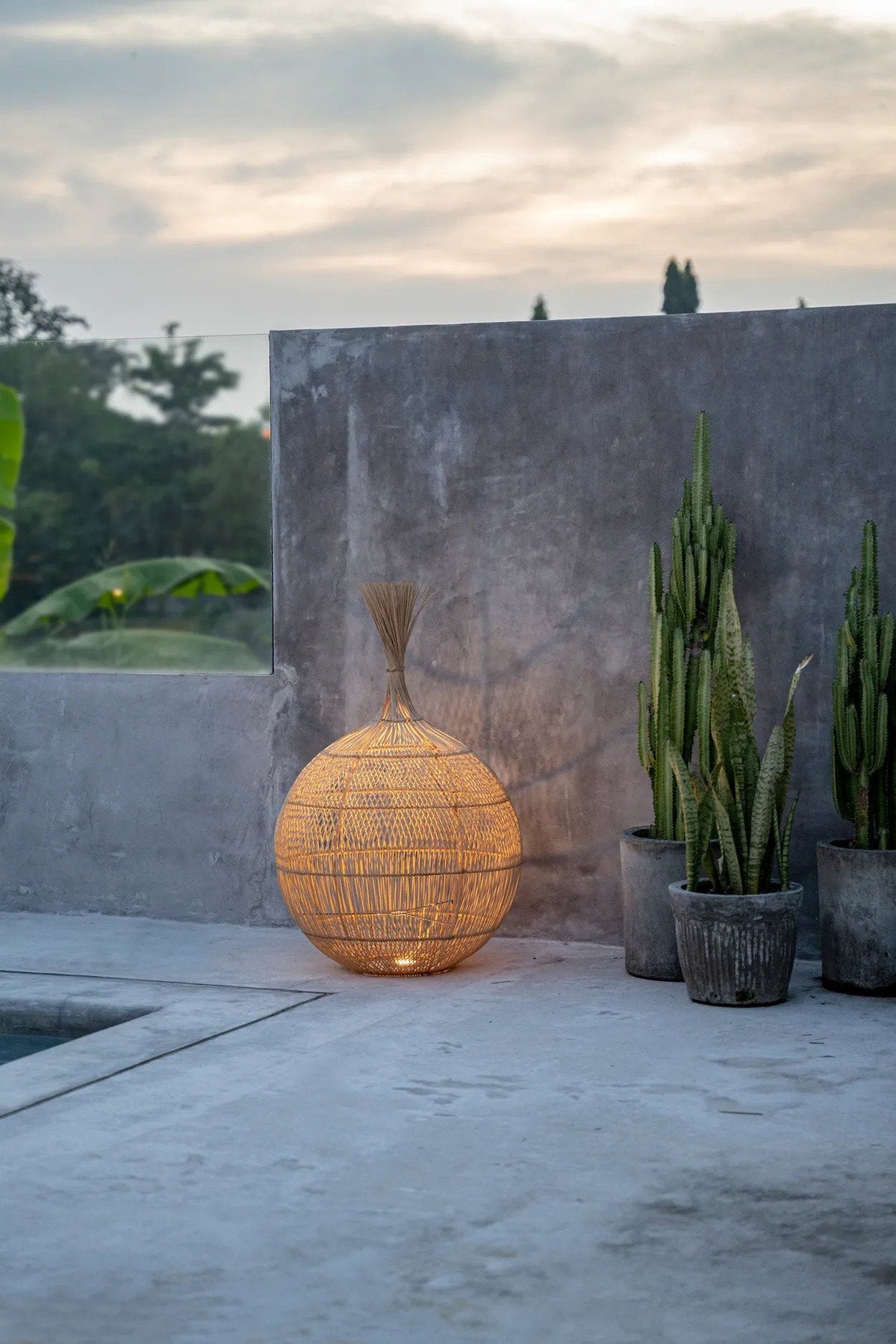 The Wonton Floor Lamp - Natural