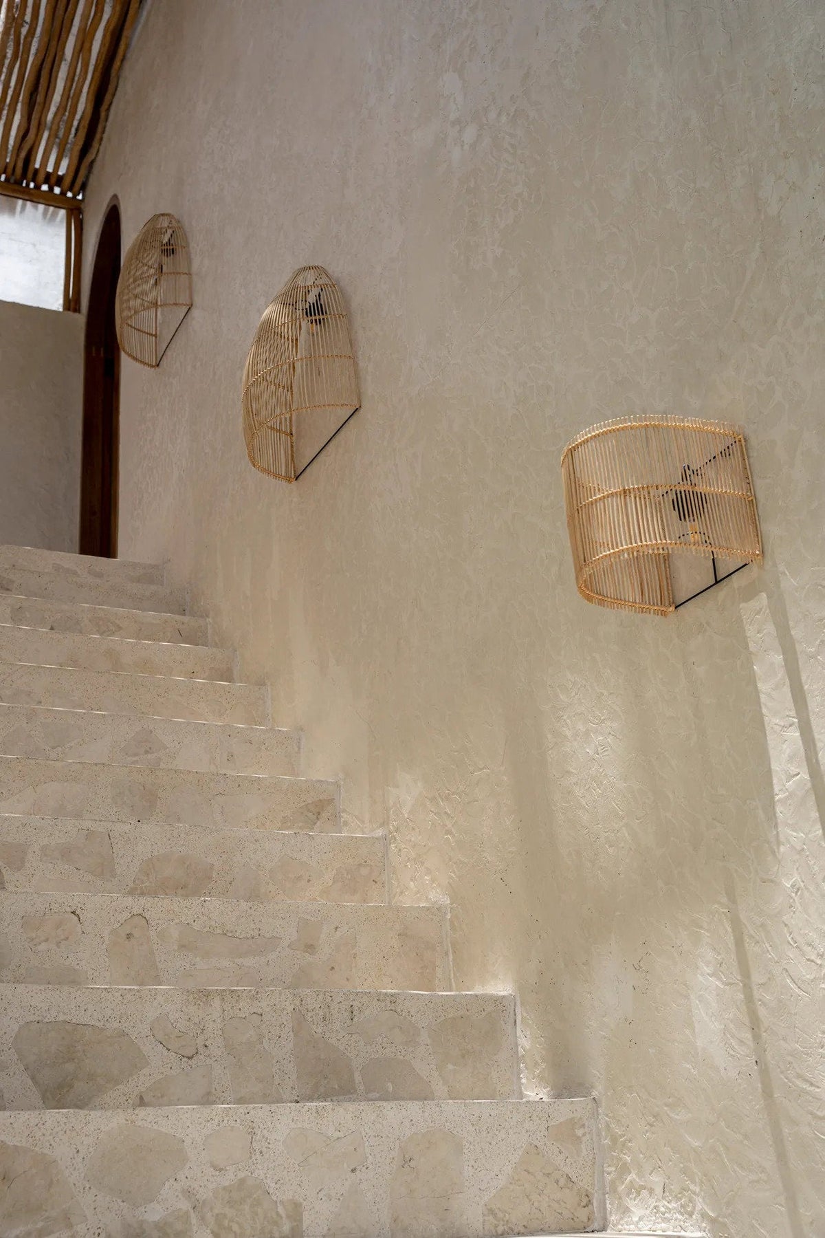 The Gigi Applique Wall Lamp - Natural - S