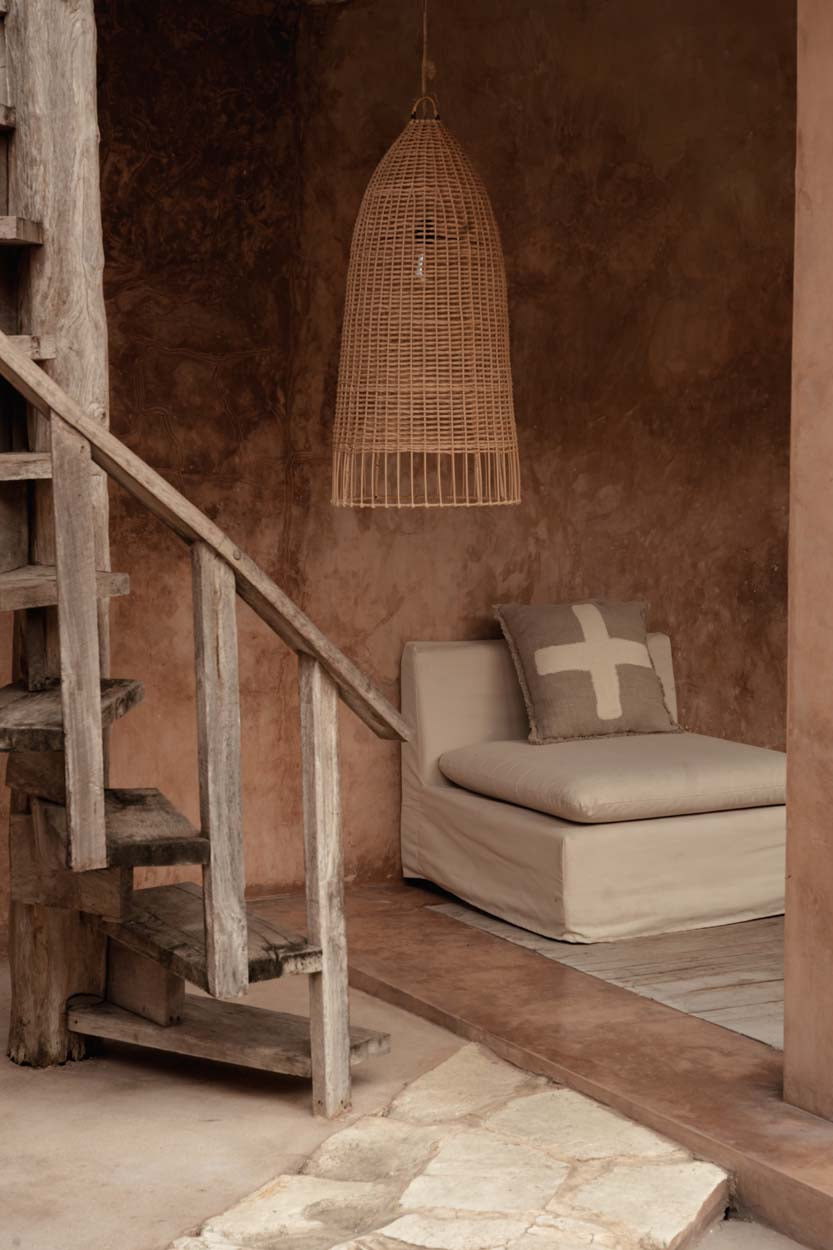 The Elba Pendant Light Natural Large Bazar Bizar