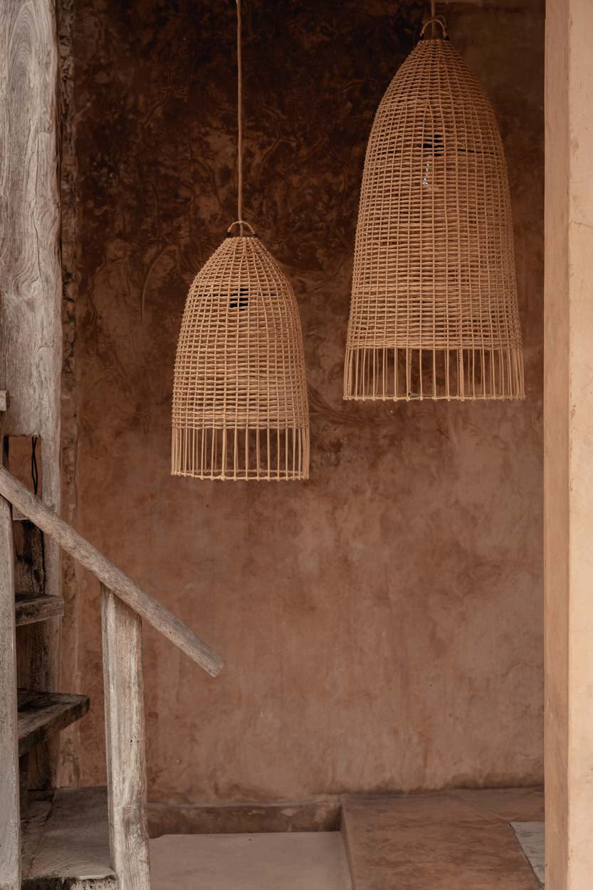 The Elba Pendant Light Natural Large Bazar Bizar