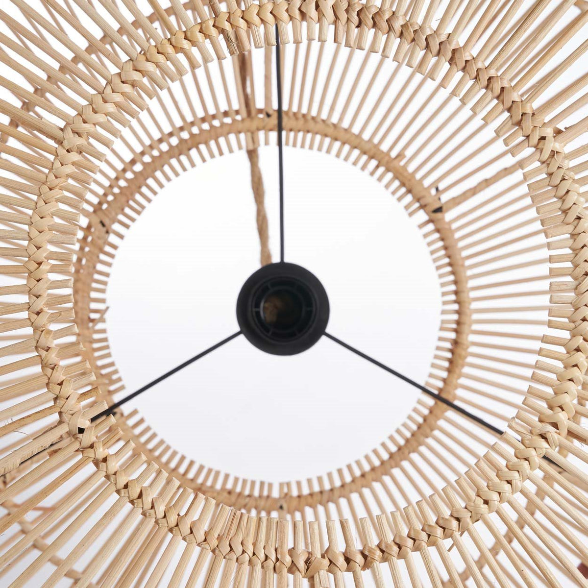 The Arun Pendant Light - Natural - Large Bazar Bizar