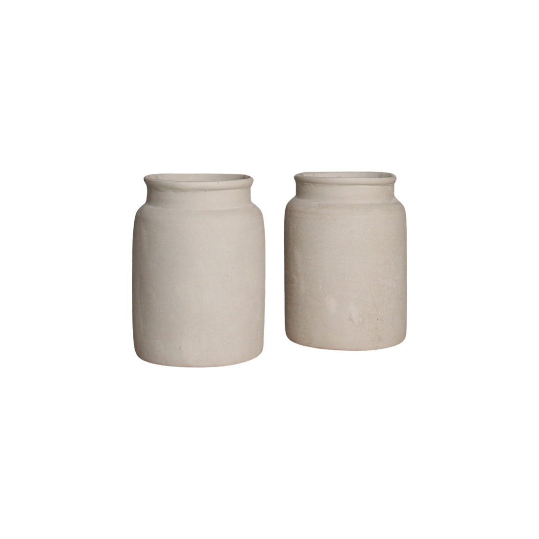 Chalk Decorative Vase Mandore Medium Raw Materials