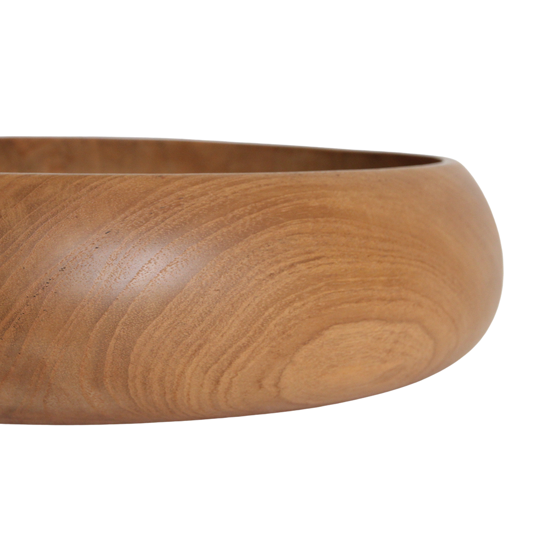 Sera Teak Wood Bowl Medium Raw Materials