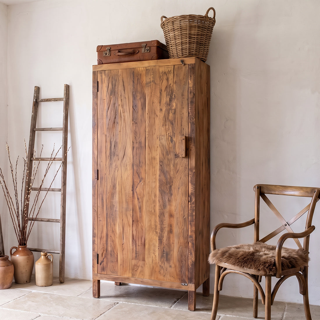 Farmwood 1-Door Cabinet Raw Materials