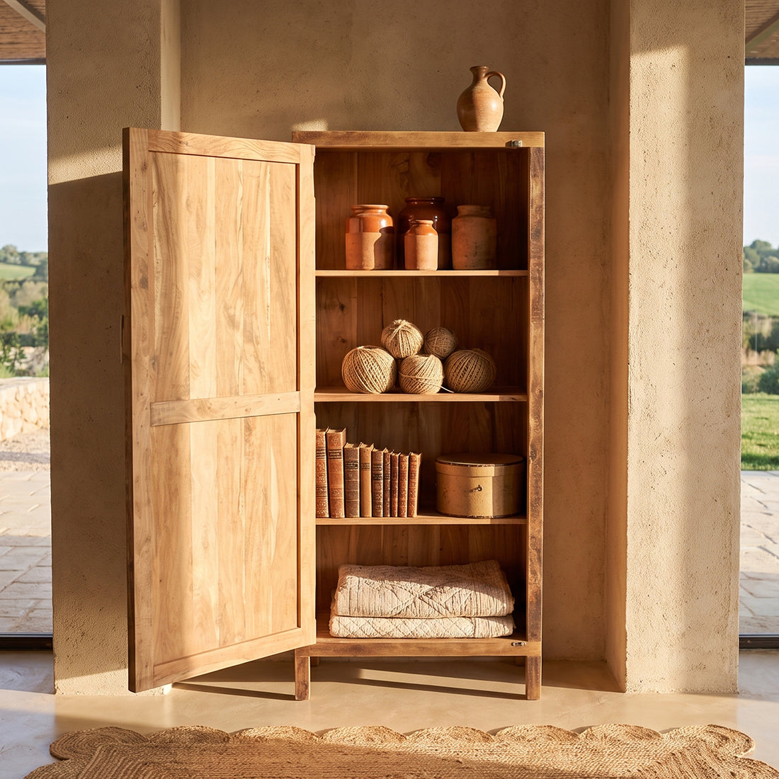 Farmwood 1-Door Cabinet Raw Materials