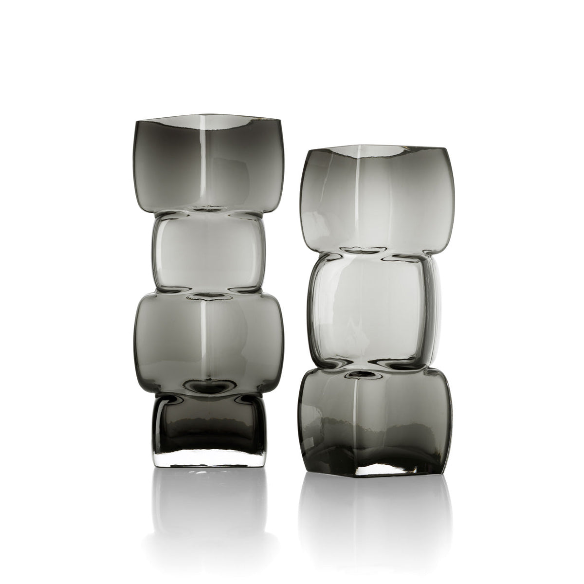 The Cubes Vase – Dark Grey – L Bazar Bizar
