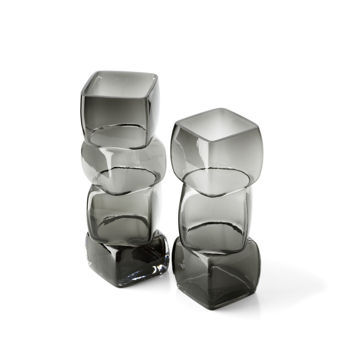 The Cubes Vase – Dark Grey – M Bazar Bizar