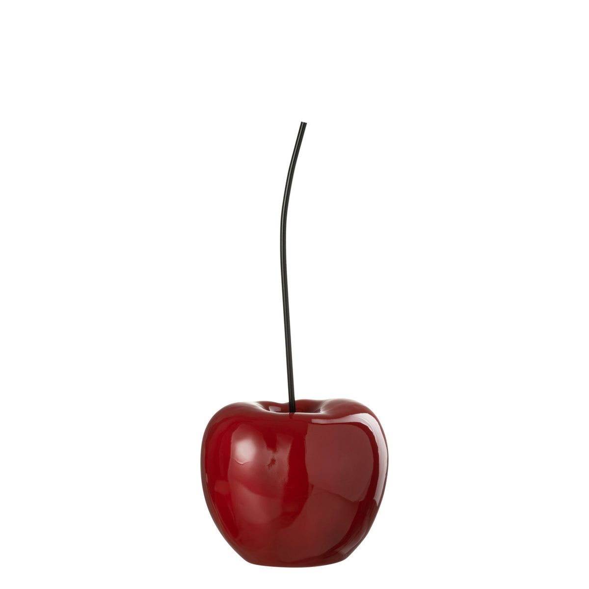 Christmas Tree Resin Shiny Red Small L20cm x W17cm x H42cm J-Line