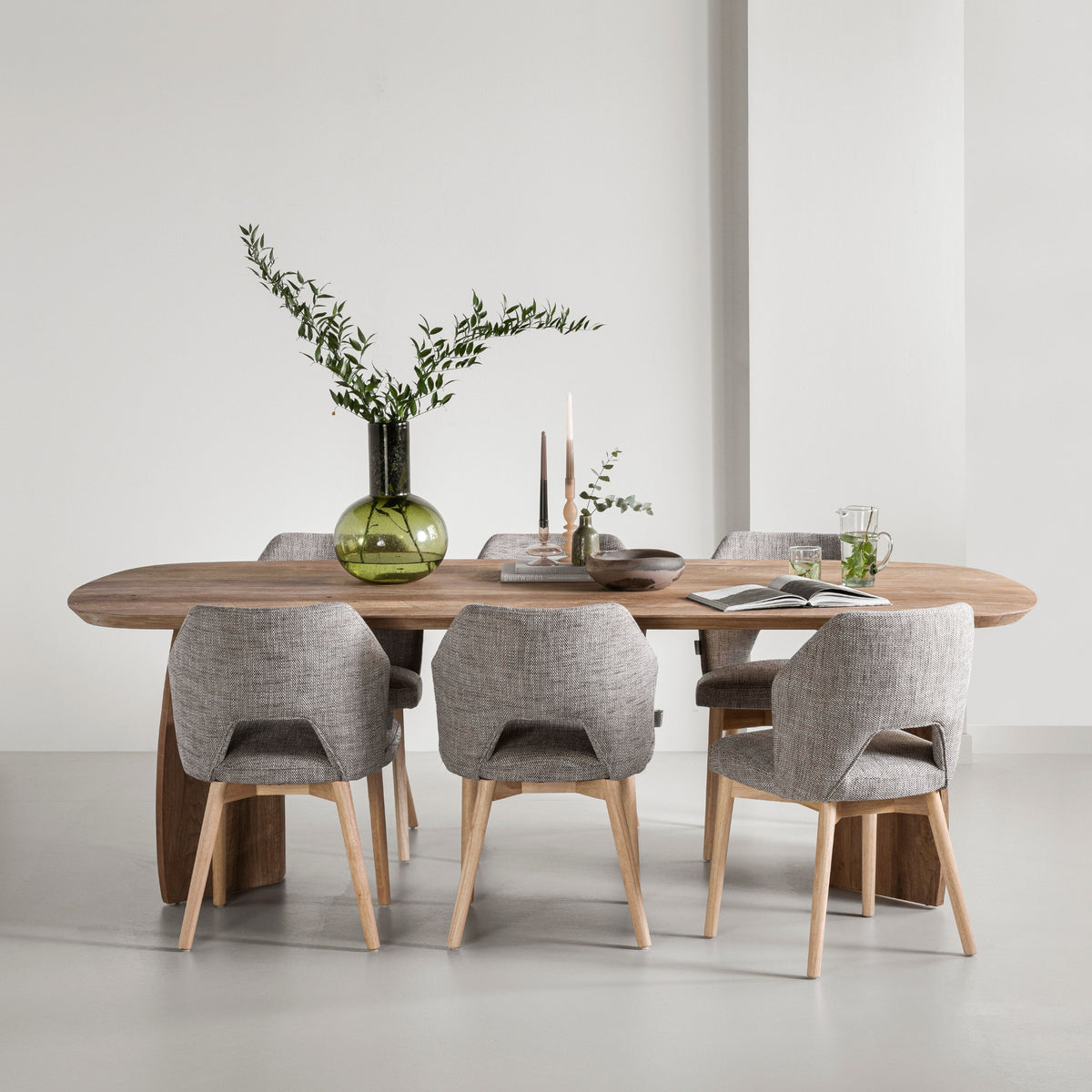 DTP Home Nova Teak Wood Dining Table 220cm