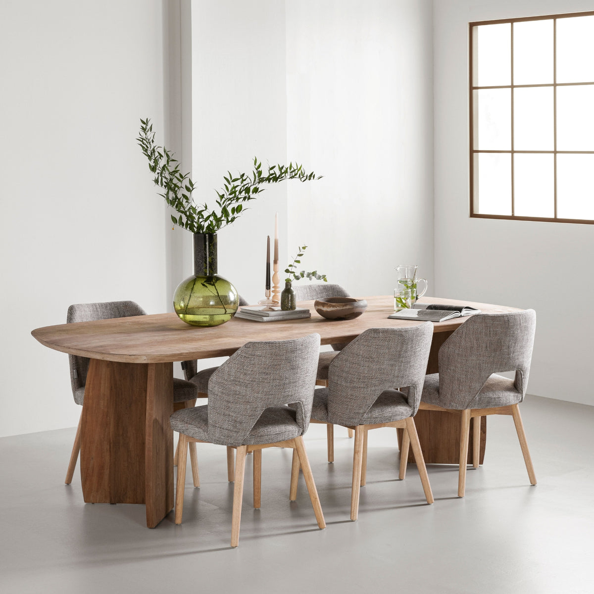 DTP Home Nova Teak Wood Dining Table 220cm
