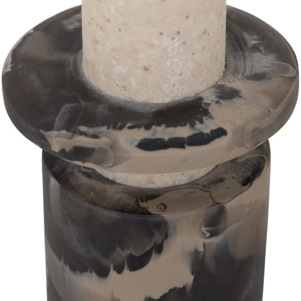 MUST Living Decorative Statue Alba Tall Black Cream